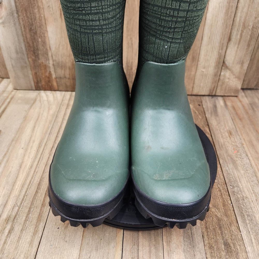 Bogs Whiteout Rubber Boots Womens size 9 Adjustable Waterproof Faux Fur Winter - Picture 10 of 13